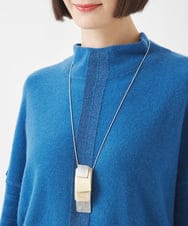 RP2AC02070 HIROKO BIS(ヒロコ ビス) MIXパーツスクエアデザインネックス シルバー