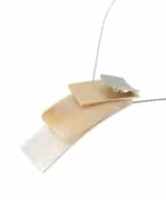 RP2AC02070 HIROKO BIS(ヒロコ ビス) MIXパーツスクエアデザインネックス シルバー