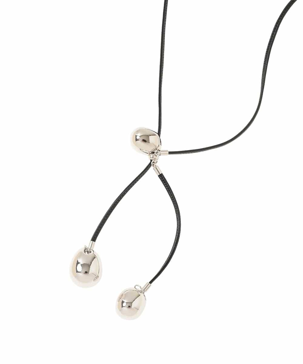 RP2AE02080 HIROKO BIS(ヒロコ ビス) アジャスターボールネックレス シルバー