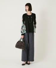 RP2AE03090 HIROKO BIS(ヒロコ ビス) キューブネックレス ブラウン