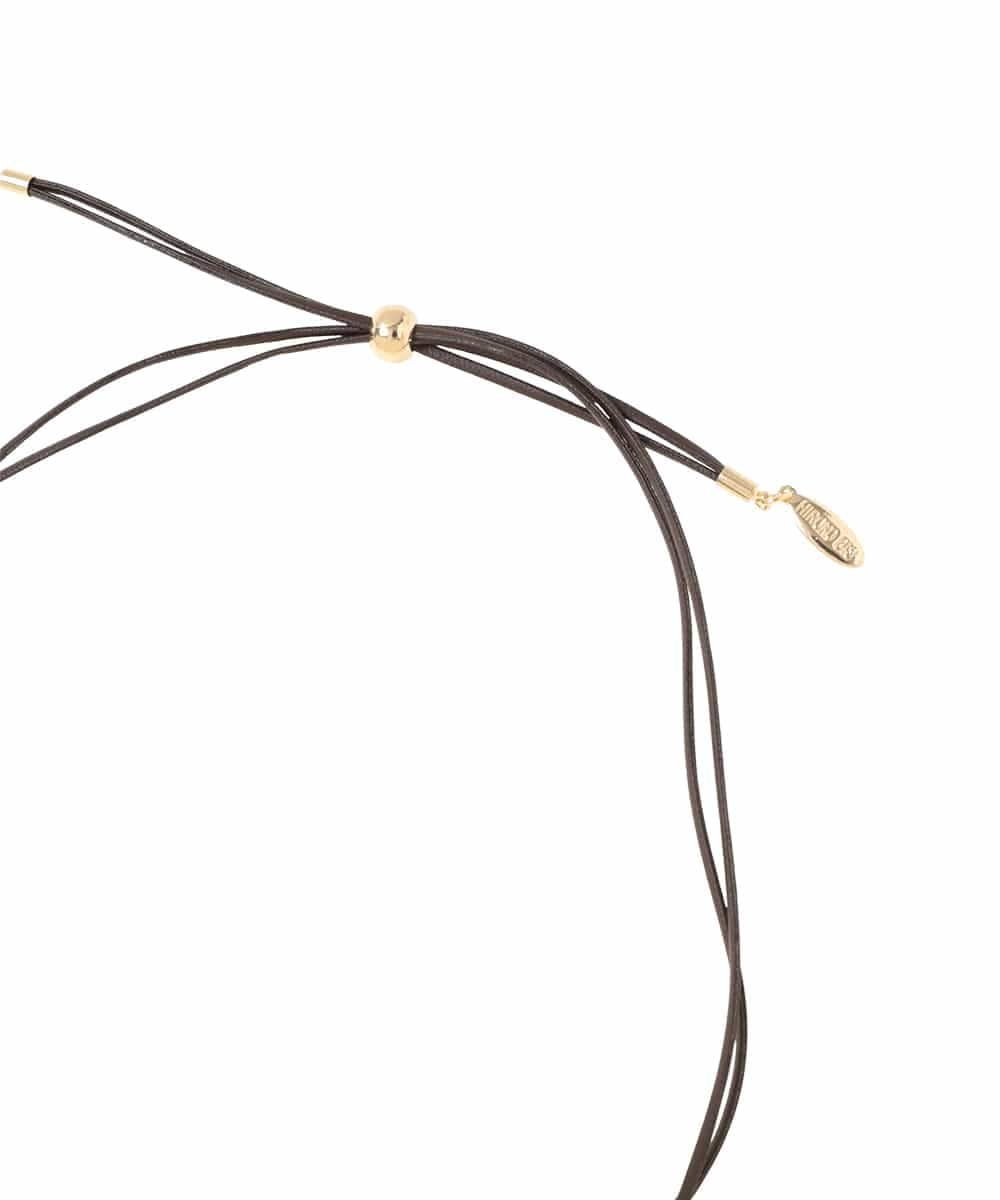 RP2AE03090 HIROKO BIS(ヒロコ ビス) キューブネックレス ブラウン