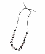 RP2AE03090 HIROKO BIS(ヒロコ ビス) キューブネックレス ブラック