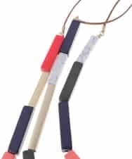 RP2AV01110 HIROKO BIS(ヒロコ ビス) カラーMIX三連ネックレス ゴールド