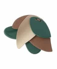 RP2AV01110 HIROKO BIS(ヒロコ ビス) カラーMIX三連ネックレス ゴールド