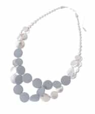 RP2AW02110 HIROKO BIS(ヒロコ ビス) フロッキーマルタマネックレス シルバー
