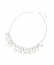 RP2AW03100 HIROKO BIS(ヒロコ ビス) パールチェーンショートネックレス シルバー
