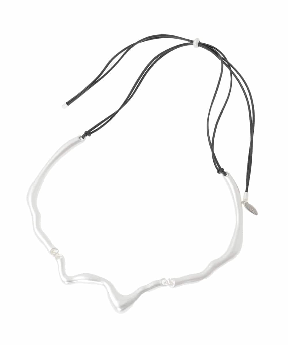 RP2DD02080 HIROKO BIS(ヒロコ ビス) ミックスメタルショートネックレス シルバー