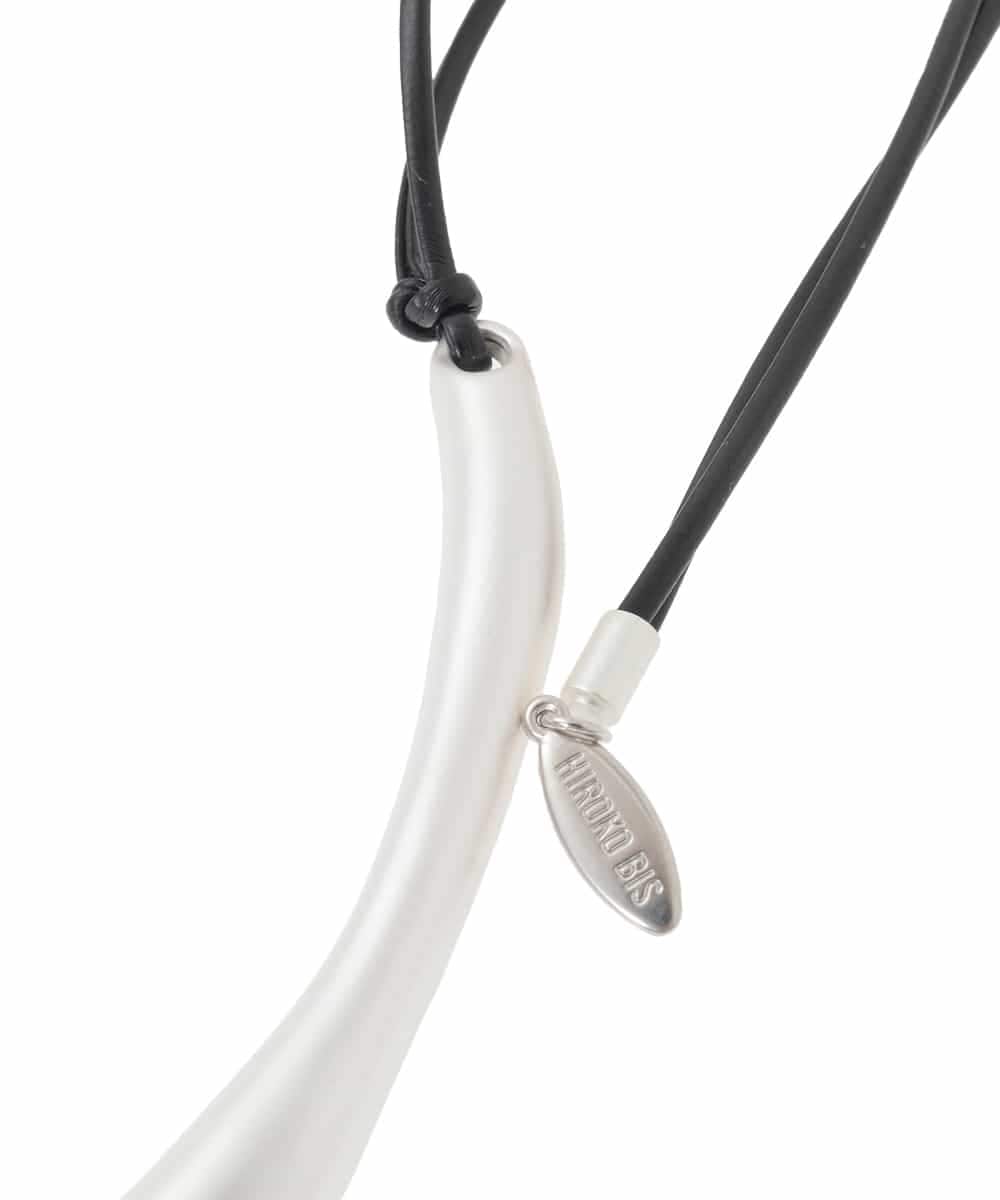 RP2DD02080 HIROKO BIS(ヒロコ ビス) ミックスメタルショートネックレス シルバー