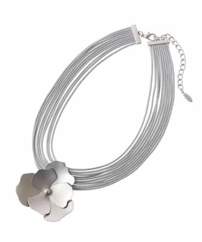 RP2EG17110 HIROKO BIS GRANDE メタルフラワーチョーカーネックレス