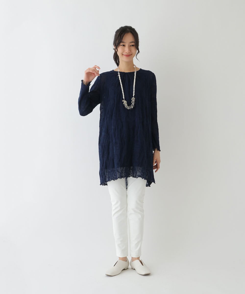 RP2ES20120 HIROKO BIS(ヒロコ ビス) クルミ2WAYネックレス アイボリー