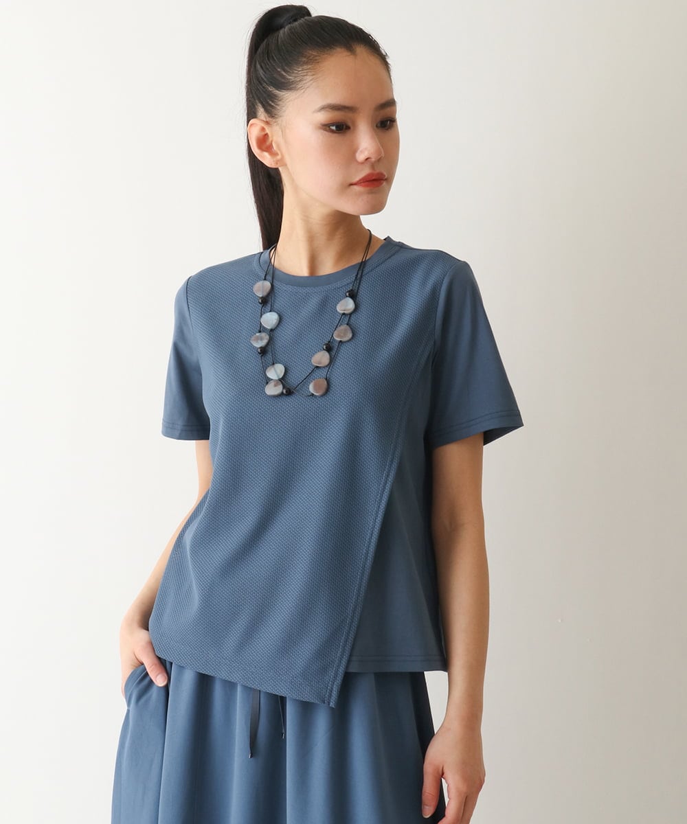 RP2FB03090 HIROKO BIS(ヒロコ ビス) 樹脂パーツネックレス ブルー