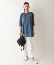 RP2FB03090 HIROKO BIS(ヒロコ ビス) 樹脂パーツネックレス ブルー