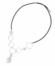 RP2FD03080 HIROKO BIS(ヒロコ ビス) メタルリングネックレス シルバー