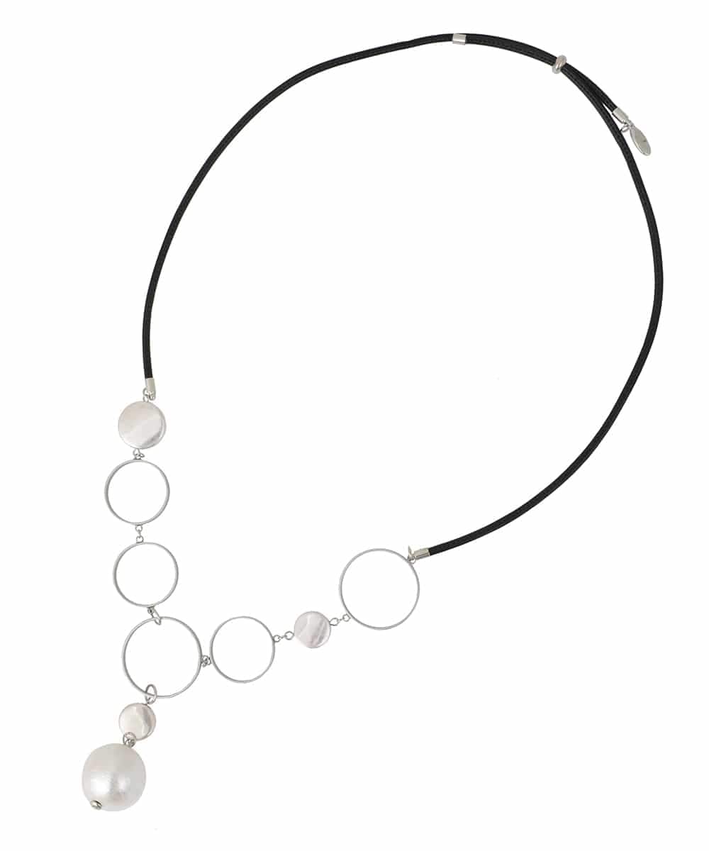 RP2FD03080 HIROKO BIS(ヒロコ ビス) メタルリングネックレス シルバー