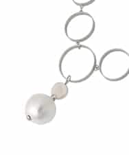 RP2FD03080 HIROKO BIS(ヒロコ ビス) メタルリングネックレス シルバー