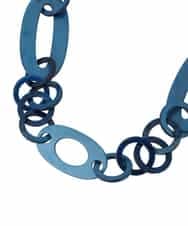 RP2FD04080 HIROKO BIS(ヒロコ ビス) マーブルリングネックレス ブルー