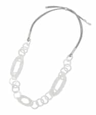 RP2FD04080 HIROKO BIS(ヒロコ ビス) マーブルリングネックレス ホワイト