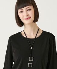 RP2FD12070 HIROKO BIS(ヒロコ ビス) ダブルスクエアメタルネックレス シルバー