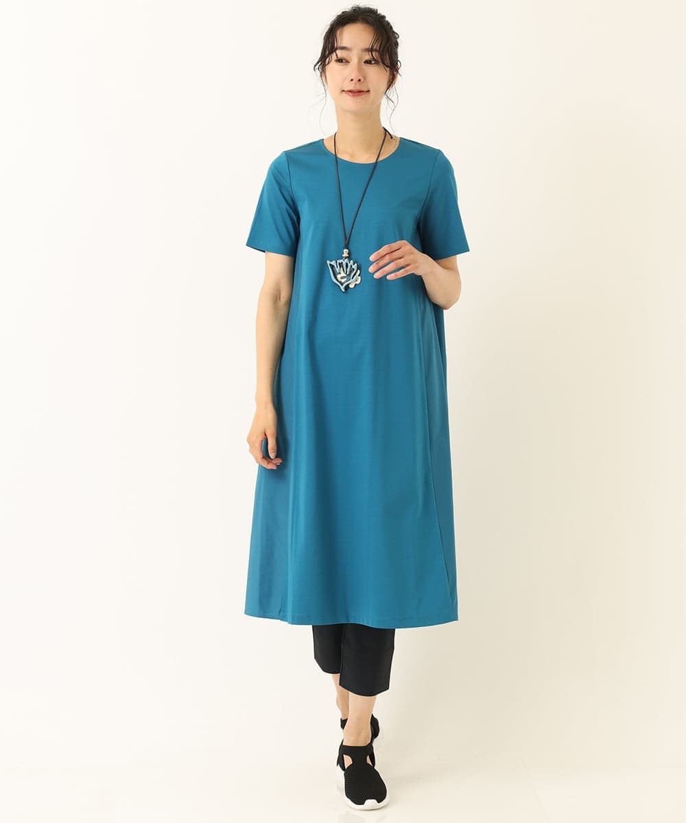 RP2GQ02100 HIROKO BIS(ヒロコ ビス) フラワーモチーフアクリルネックレス ブルー
