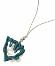 RP2GQ02100 HIROKO BIS(ヒロコ ビス) フラワーモチーフアクリルネックレス ブルー