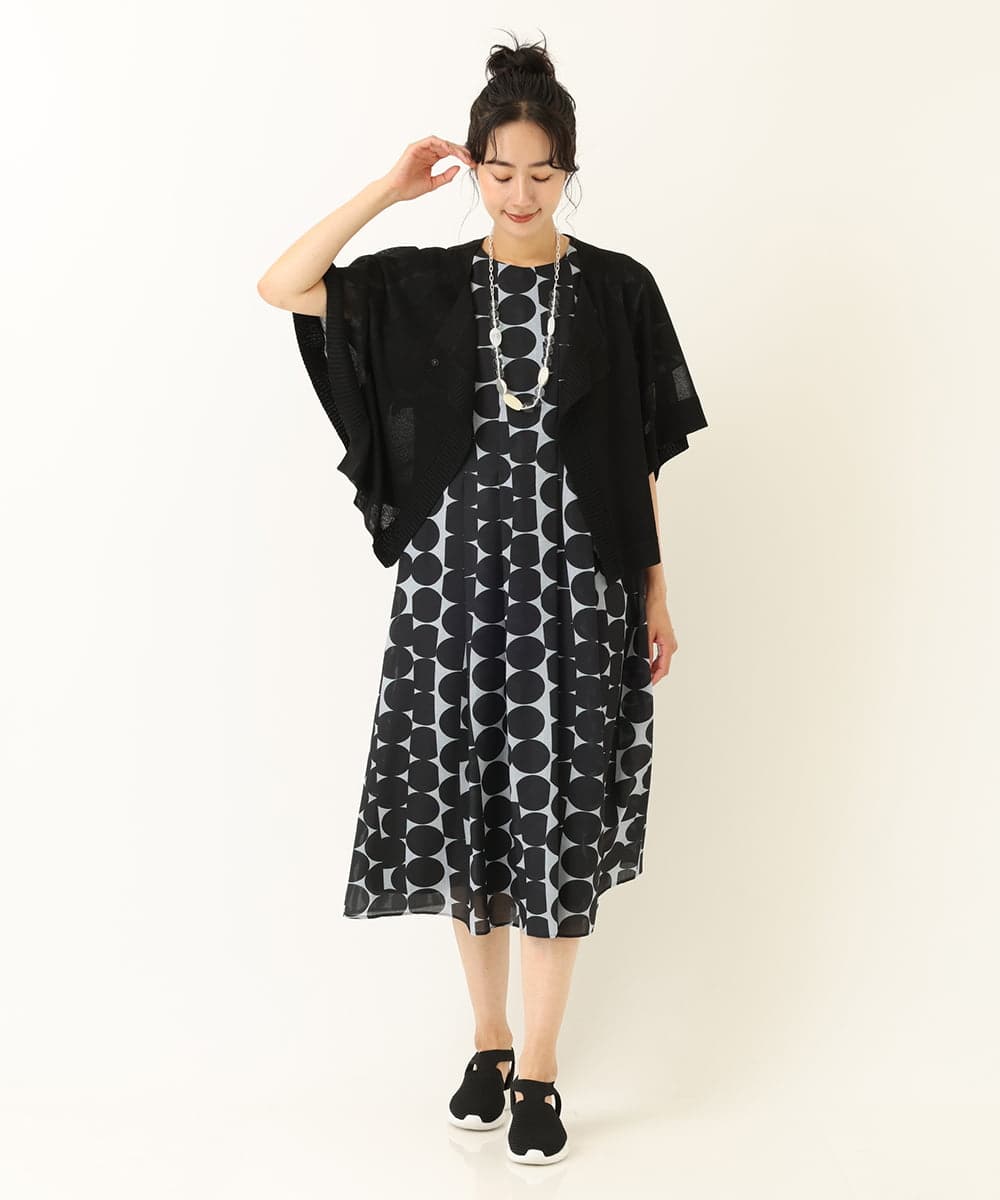 RP2GQ03095 HIROKO BIS(ヒロコ ビス) クリアパーツネックレス ベージュ