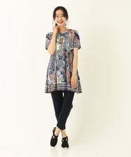 RP2GQ03095 HIROKO BIS(ヒロコ ビス) クリアパーツネックレス ベージュ