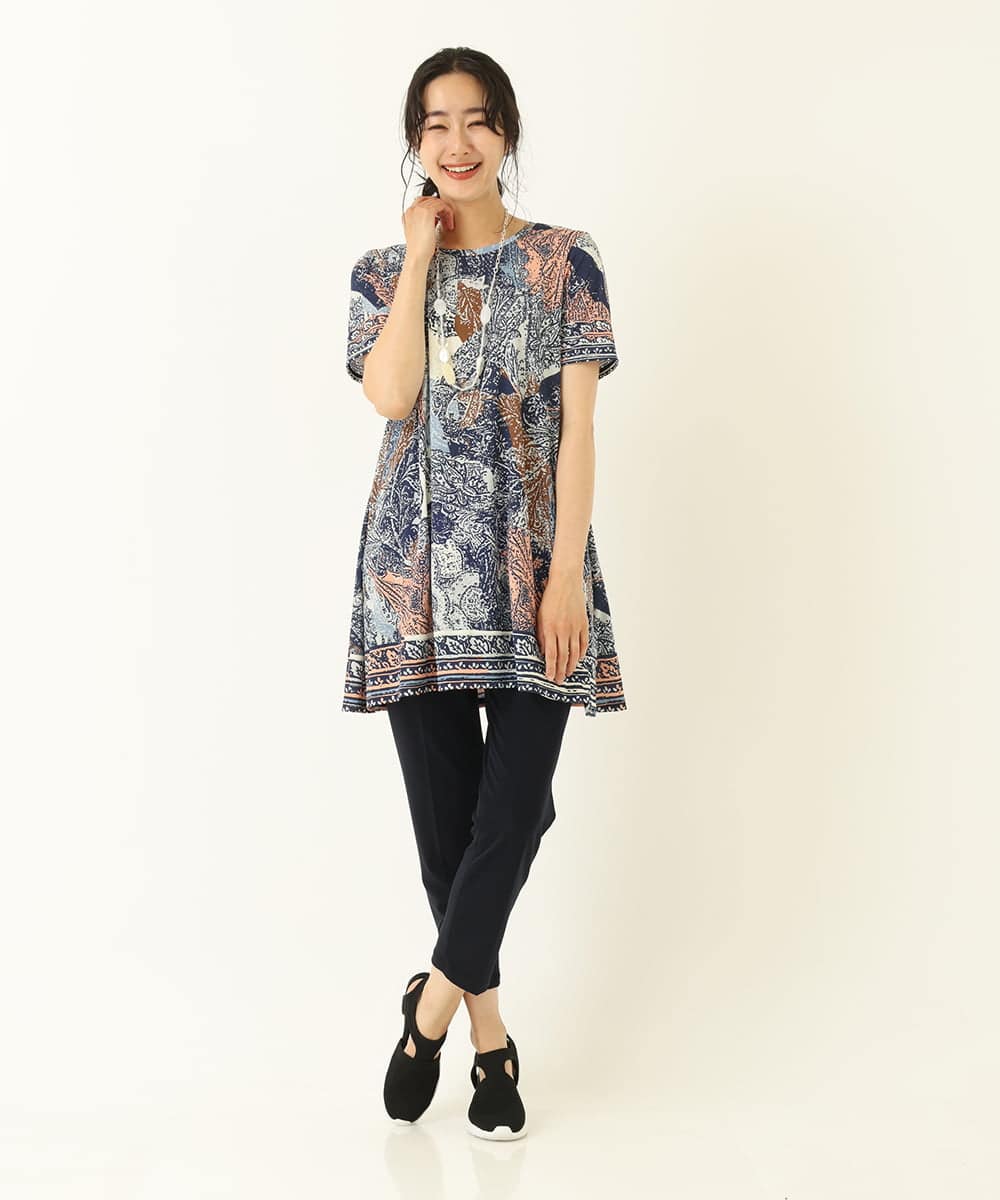 RP2GQ03095 HIROKO BIS(ヒロコ ビス) クリアパーツネックレス ベージュ