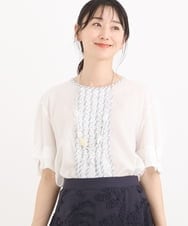 RP2GQ03095 HIROKO BIS(ヒロコ ビス) クリアパーツネックレス ホワイト