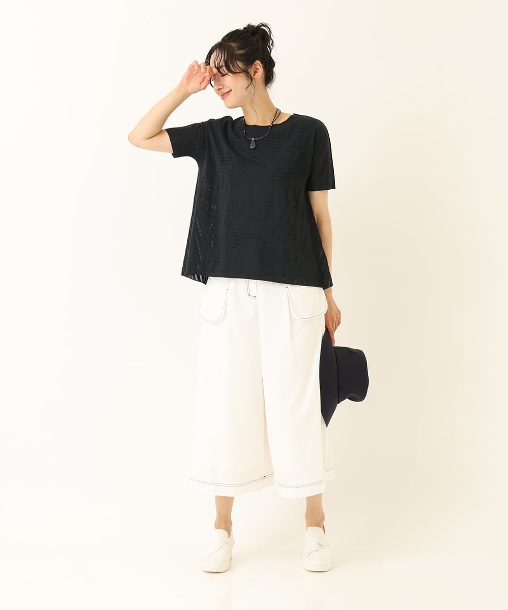 RP2GQ05090 HIROKO BIS(ヒロコ ビス) クリアパーツショートネックレス グリーン