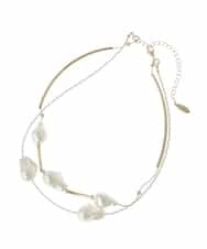 RP2GT02100 HIROKO BIS(ヒロコ ビス) 2WAYショートネックレス ゴールド