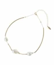 RP2GT02100 HIROKO BIS(ヒロコ ビス) 2WAYショートネックレス ゴールド