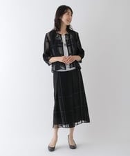 RP2GT03120 HIROKO BIS(ヒロコ ビス) クリアパーツロングネックレス ブラック