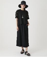 RP2HE02070 HIROKO BIS(ヒロコ ビス) サークルメタルパーツネックレス シルバー