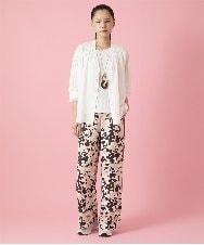 RP2HE03080 HIROKO BIS(ヒロコ ビス) ウッドアクリルジョイントネックレス カーキ