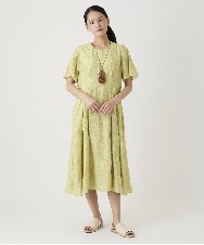 RP2HE03080 HIROKO BIS(ヒロコ ビス) ウッドアクリルジョイントネックレス カーキ