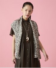 RP2HE03080 HIROKO BIS(ヒロコ ビス) ウッドアクリルジョイントネックレス カーキ
