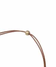 RP2HE03080 HIROKO BIS(ヒロコ ビス) ウッドアクリルジョイントネックレス カーキ