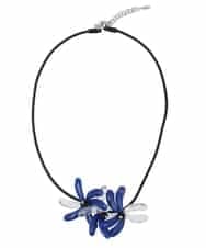 RP2HP06130 HIROKO BIS(ヒロコ ビス) フラワーアクリルデザインネックレス ブルー