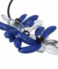 RP2HP06130 HIROKO BIS(ヒロコ ビス) フラワーアクリルデザインネックレス ブルー