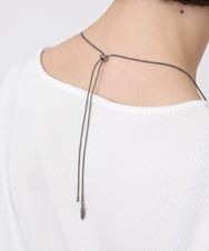 RP2HV02090 HIROKO BIS(ヒロコ ビス) 樹脂パーツモチーフネックレス ブルー