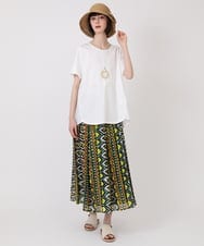 RP2HV02090 HIROKO BIS(ヒロコ ビス) 樹脂パーツモチーフネックレス アイボリー