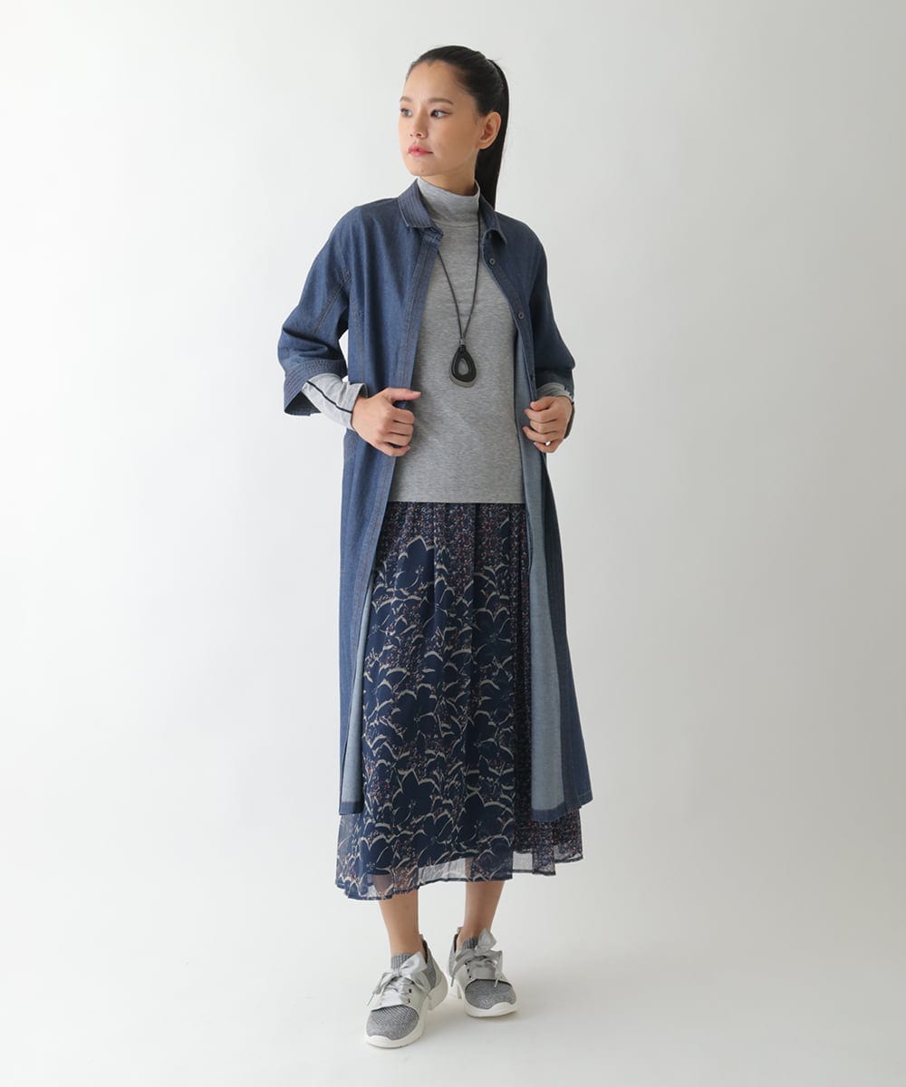 RP2JB01090 HIROKO BIS(ヒロコ ビス) レザーモチーフネックレス ブラック