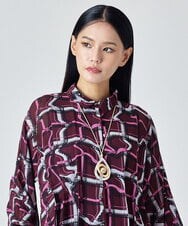 RP2JD02090 HIROKO BIS(ヒロコ ビス) ニュアンスサークルパーツネックレス シルバー