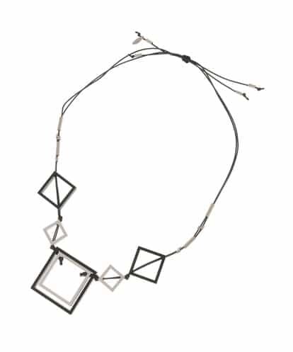 RP2JE02120 HIROKO BIS GRANDE スクエアーパーツデザインネックレス