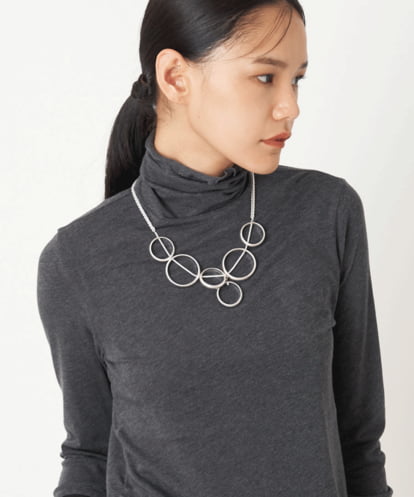 RP2JS01090 HIROKO BIS リングショートネックレス