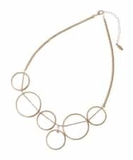 RP2JS01090 HIROKO BIS(ヒロコ ビス) リングショートネックレス ゴールド