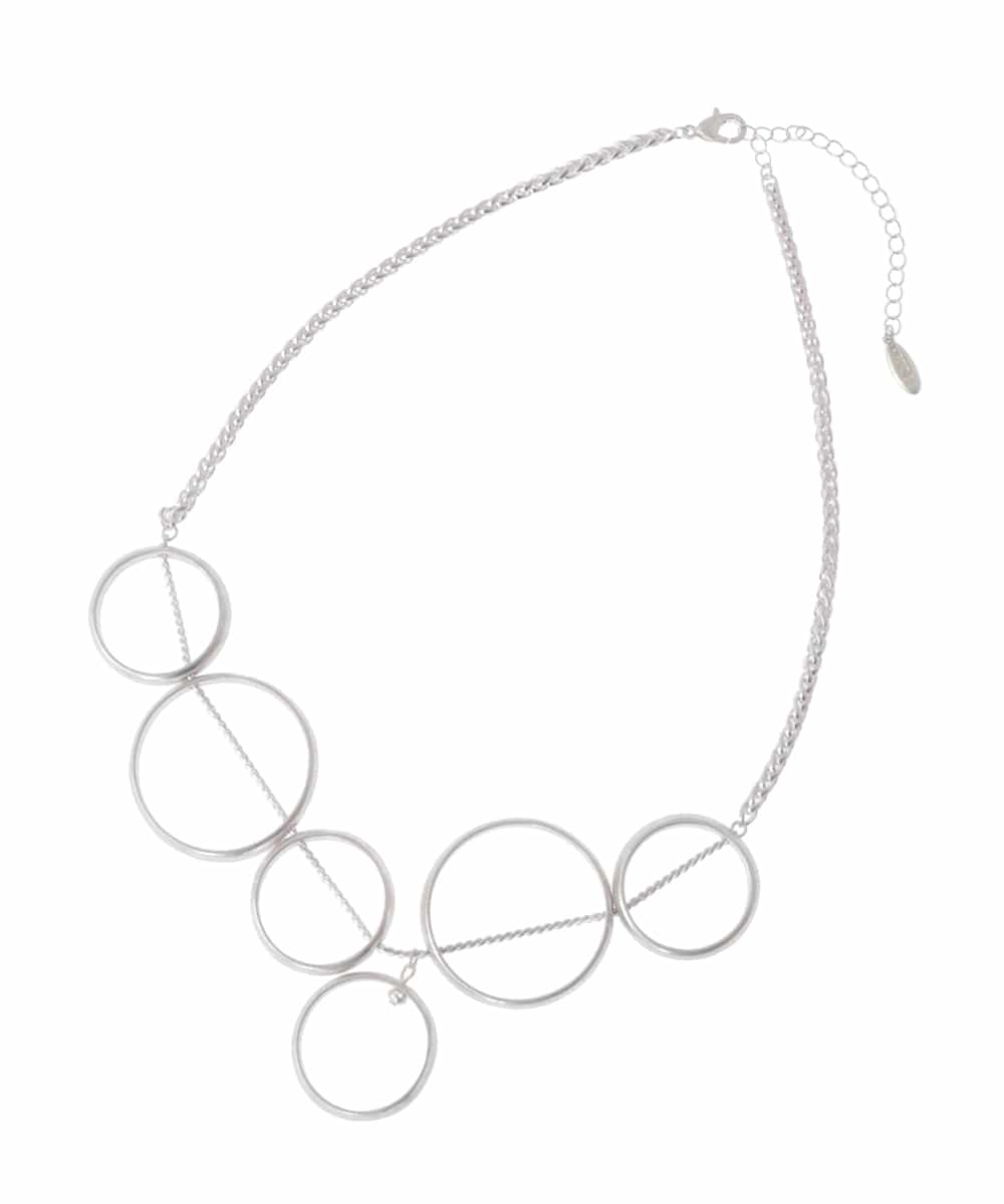 RP2JS01090 HIROKO BIS(ヒロコ ビス) リングショートネックレス シルバー
