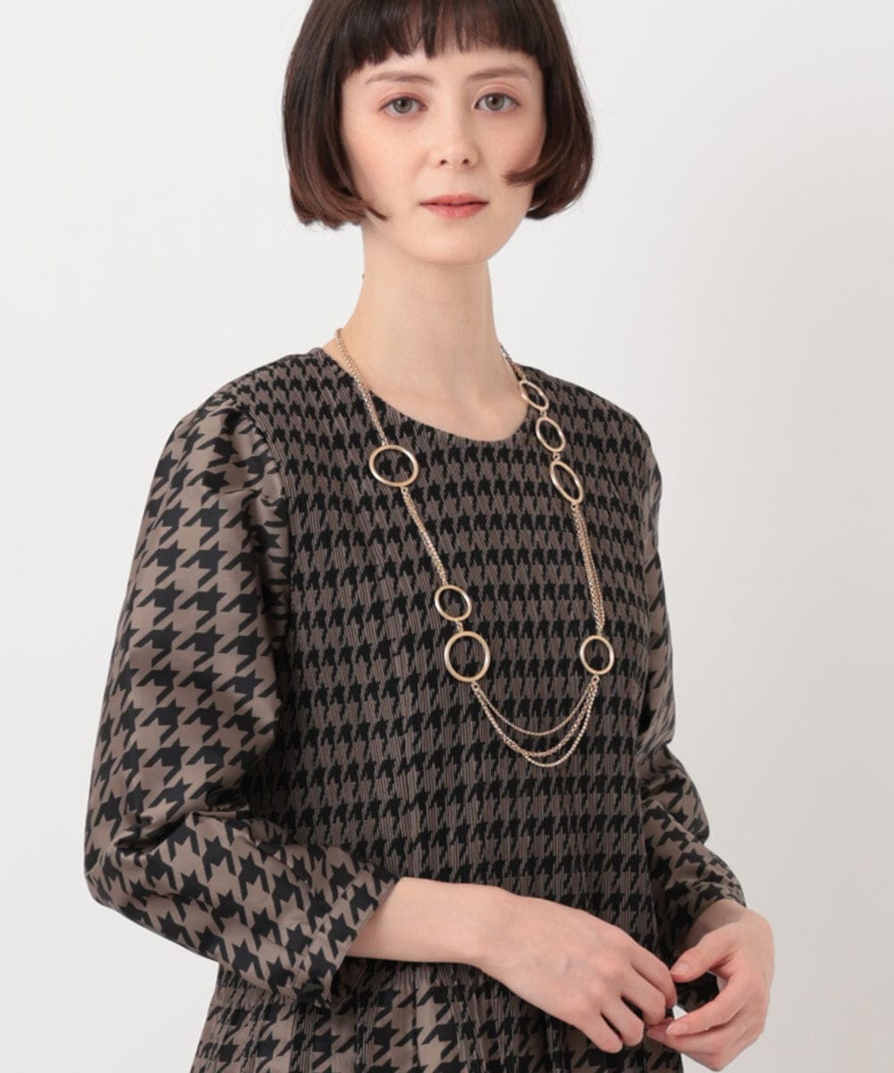 RP2JS02090 HIROKO BIS(ヒロコ ビス) リングロングネックレス ゴールド