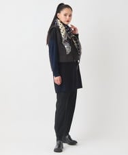 RP3AD05090 HIROKO BIS(ヒロコ ビス) ドットプリーツストール ネイビー