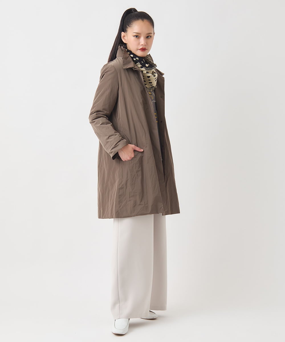 RP3AD05090 HIROKO BIS(ヒロコ ビス) ドットプリーツストール ネイビー